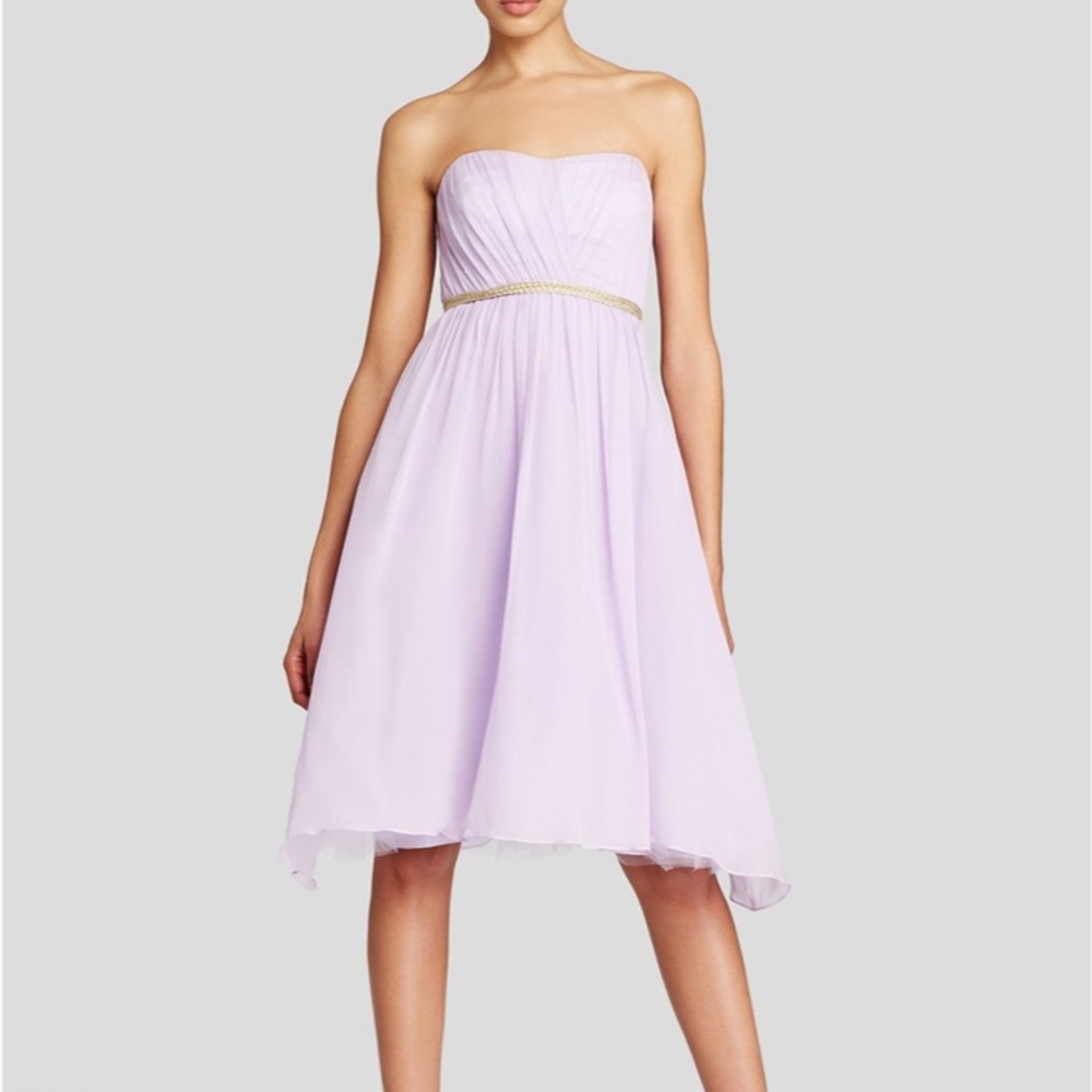 NWT Shoshanna Midnight Lavender Strapless Dress